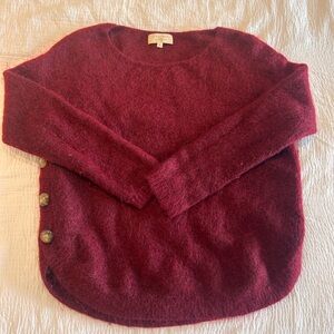 Sezane Burgundy Sweater